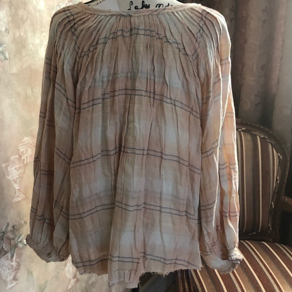 FREE PEOPLE CLOUD BREAKER BOHO TOP - Picture 7 of 9